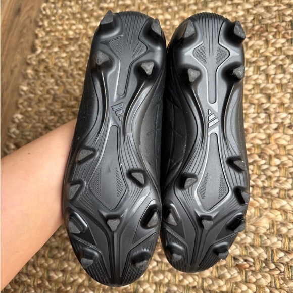 Adidas Black Cora Pure Men’s Soccer Cleats Size 7 – Firm Ground Football Shoes - Picture 5 of 9